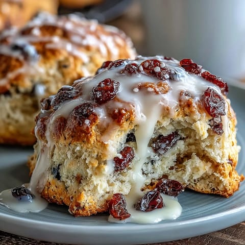 Blueberry Lemon Sourdough Scones with juicy blueberries and bright lemon zest, baked until golden and tender.