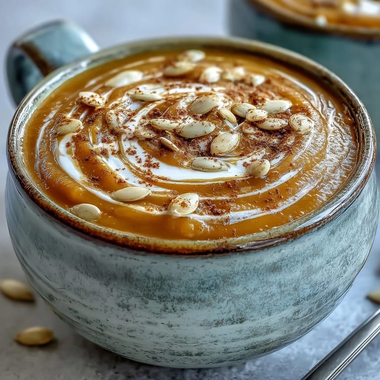 Sliced apples and cubed butternut squash ready for sautéing, surrounded by onion, garlic, and warm spices.