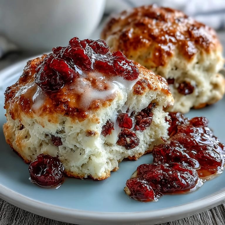 Tender scones packed with tangy blueberries and citrusy lemon flavor, ideal for brunch or afternoon tea.