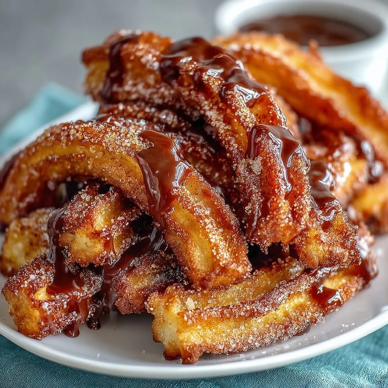 Golden churro bites fried to perfection, dusted with cinnamon sugar, and paired with a silky chocolate sauce for a sweet celebration.