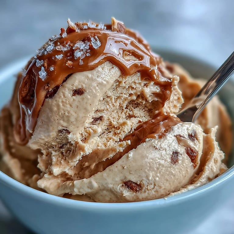 Enjoy this simple 4-ingredient peanut butter banana ice cream, perfect for dessert.